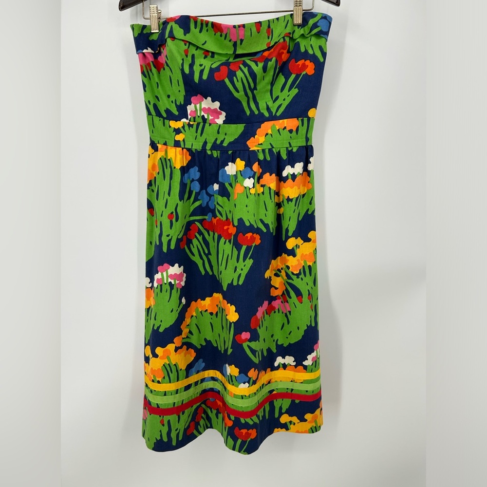 Blair Woolverton Vintage Strapless Sundress Floral, Vintage‎ size 14 Cotton